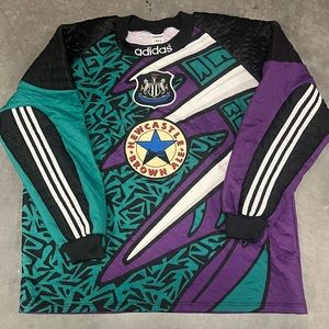 Vintage 1994 Newcastle United Goalkeeper Adidas Jersey